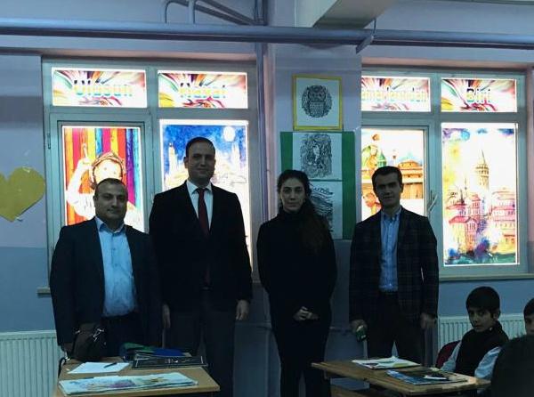 Siirt Üniversitesi Eğitim Fakültesi Dekanı Doç. Dr. Hasan Basri MEMDUHOĞLU´nun Okulumuzu Ziyareti